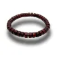 New Chinese Style. Red Sandalwood+S925 Silver Spacer