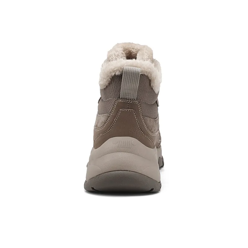 JEEP SPIRIT Wear-Resistant Short Snow Boots Men's Cuban Brown-4