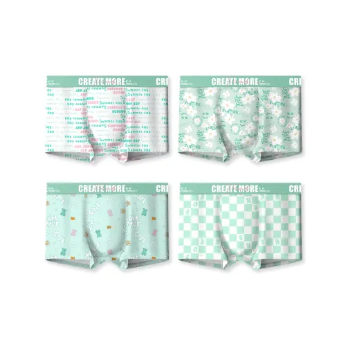Qiao Ni Tong Underpants Men's 4 Pack