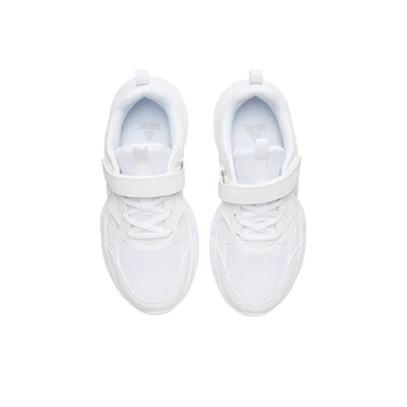 PEAK Anti Slip Wear Resistant Low Top Kids Lifestyle Shoes White Teenagers-2