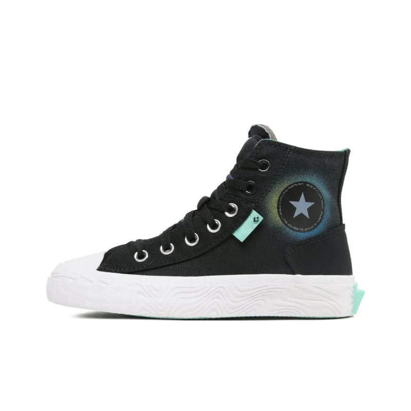 Converse Chuck Taylor All Star Abrasion Resistant Slip Resistant High Top Canvas Shoes Men's Black-0