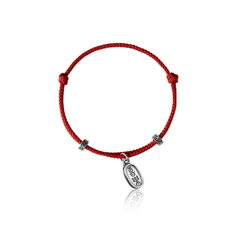 Kelanxi 925 Sterling Silver Rope Bracelets Women's-0