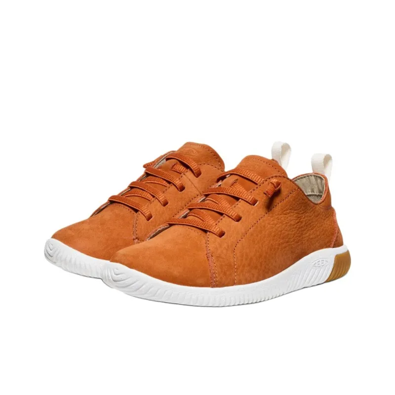 KEEN KNX Anti Slip Wear Resistant Low Top Kids Lifestyle Shoes Brown Teenagers-2