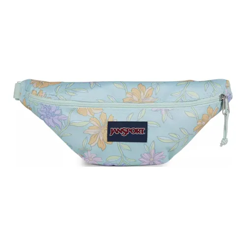 JanSport Polyester Fanny Pack Women's Pale Floral Fresh Mint Green