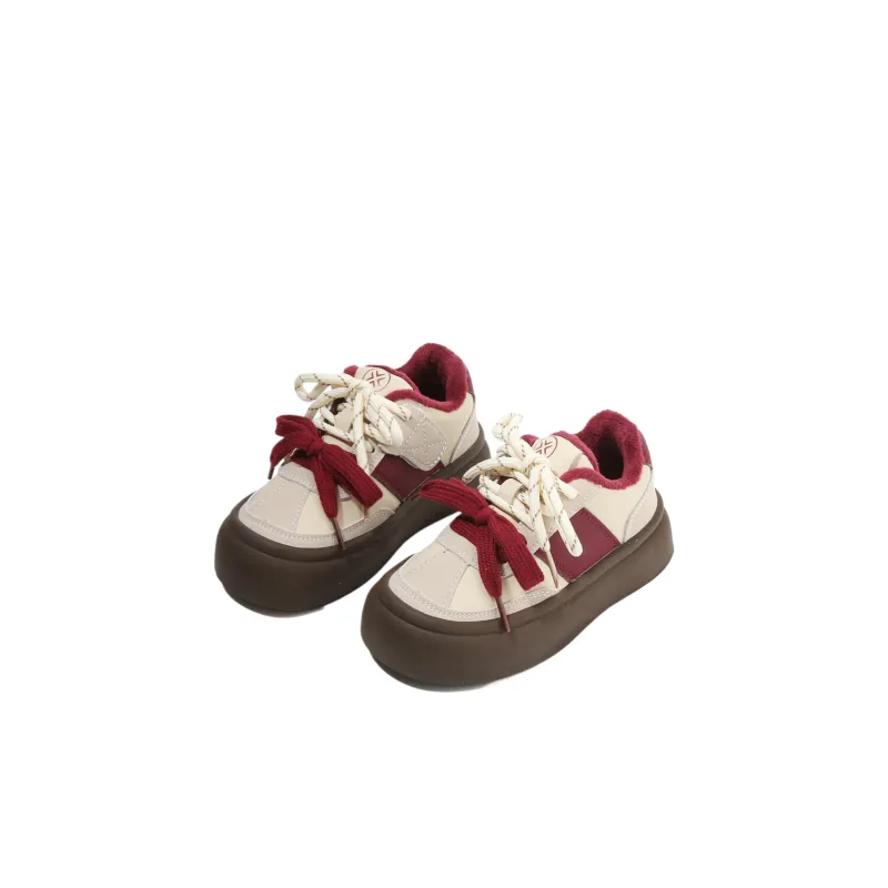 MAIBUXIONG Warm Low Top Kids Lifestyle Shoes Kids'-3