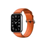 Buckle Genuine Leather Strap-Orange
