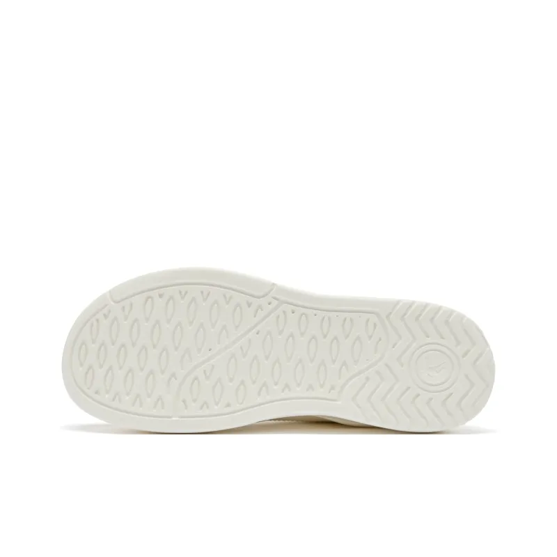 QIAODAN Skateboard Shoes Women's Low Top Soft Blue/Ivory-4