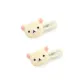 Milk White Bear Hair Clip