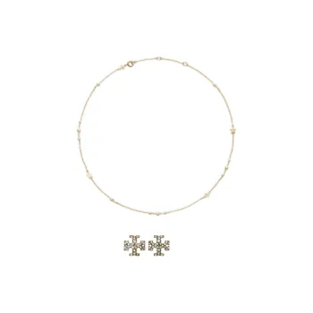 TORY BURCH Necklace Earrings Set