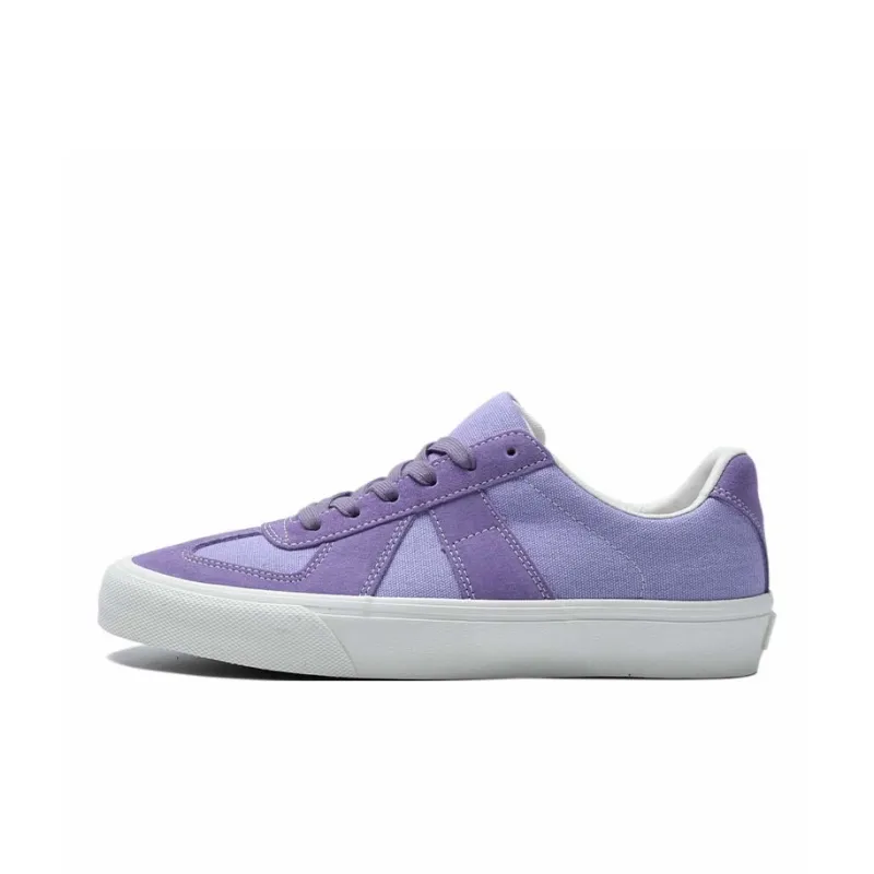 GOLUCK Slip Resistant Shock Absorbers Low Top Skateboard Shoes Unisex Wisteria Purple-0
