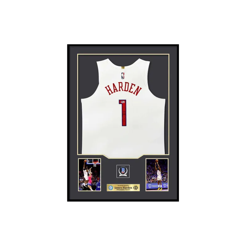 Huayitaojin Clippers White AU Player Edition Jersey BAS Certified Framed 110x78cm Home Decoration Treasured Collection-0