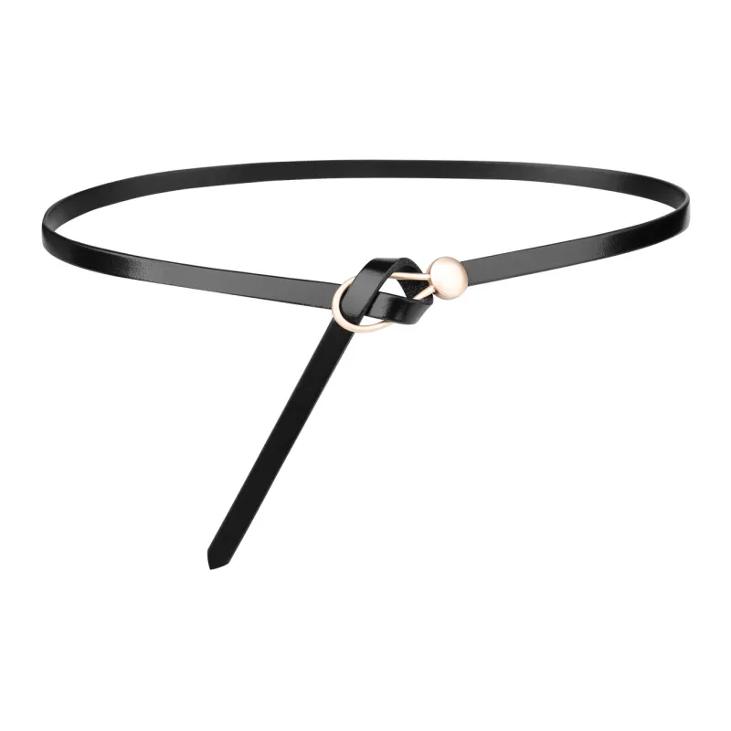 CATELLES Top Grain Cow Leather Leather Belts Women's 1.1cm-0