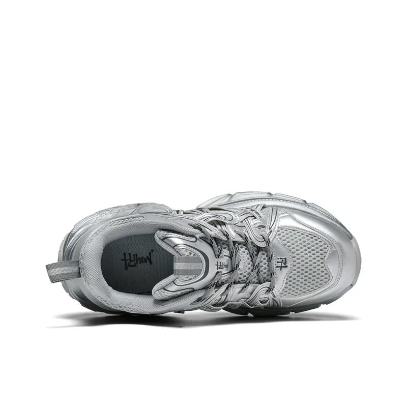 Boogie Bear Cushioning Anti-Slip And Wear-Resistant Height Increasing Low-Top Chunky Sneakers Unisex-4