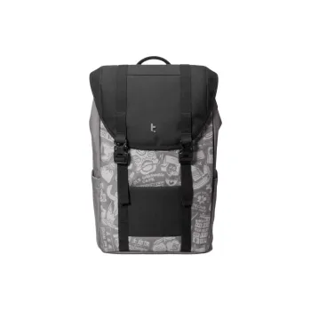 Tomtoc Nylon Fabric Backpack Tubas Unisex Gray