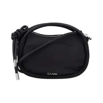GANNI Knot-Detailed Top Handle Bag