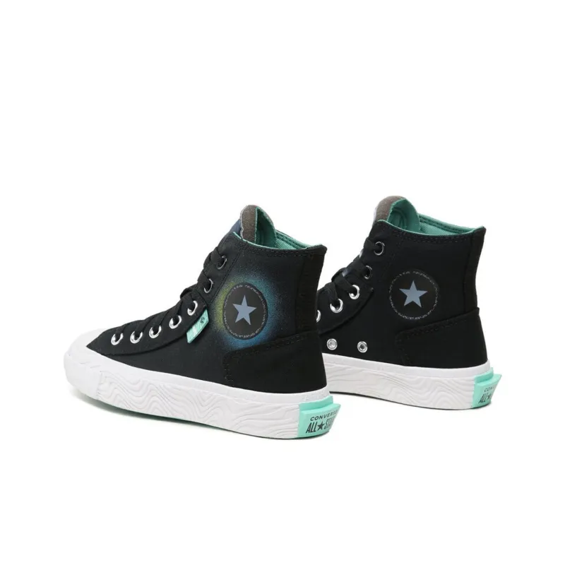 Converse Chuck Taylor All Star Abrasion Resistant Slip Resistant High Top Canvas Shoes Men's Black-3