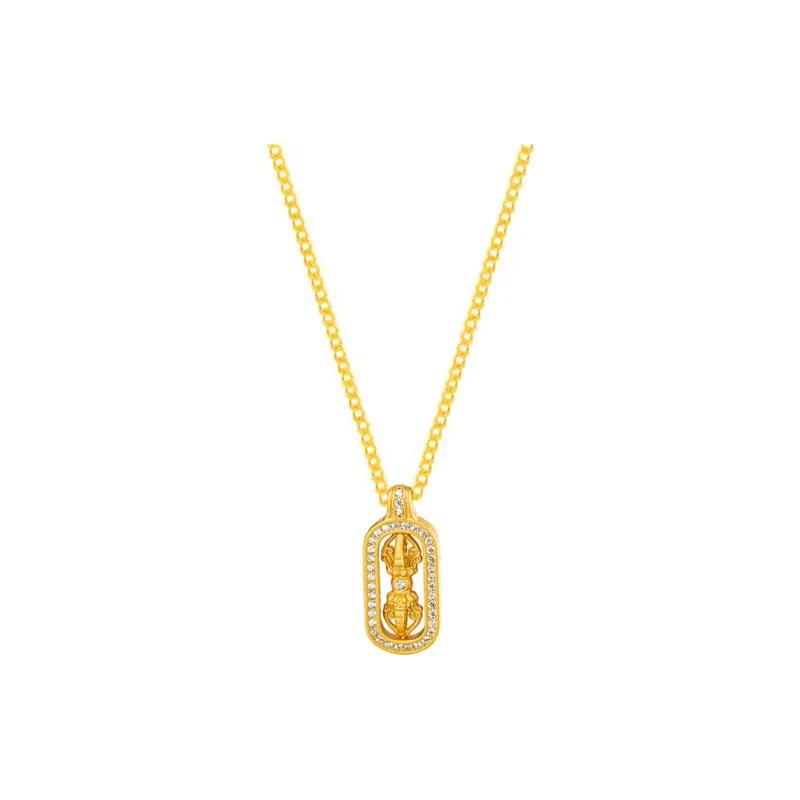 Danfu 925 Sterling Silver Necklaces Unisex-8