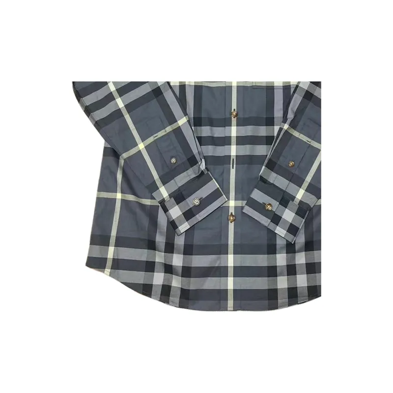 Burberry Shirt Men's Light Blue-5