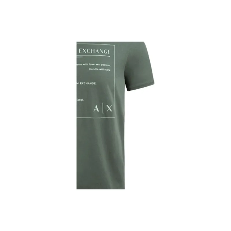 ARMANI EXCHANGEAE SS22 T Shirt Men's Army Green-5
