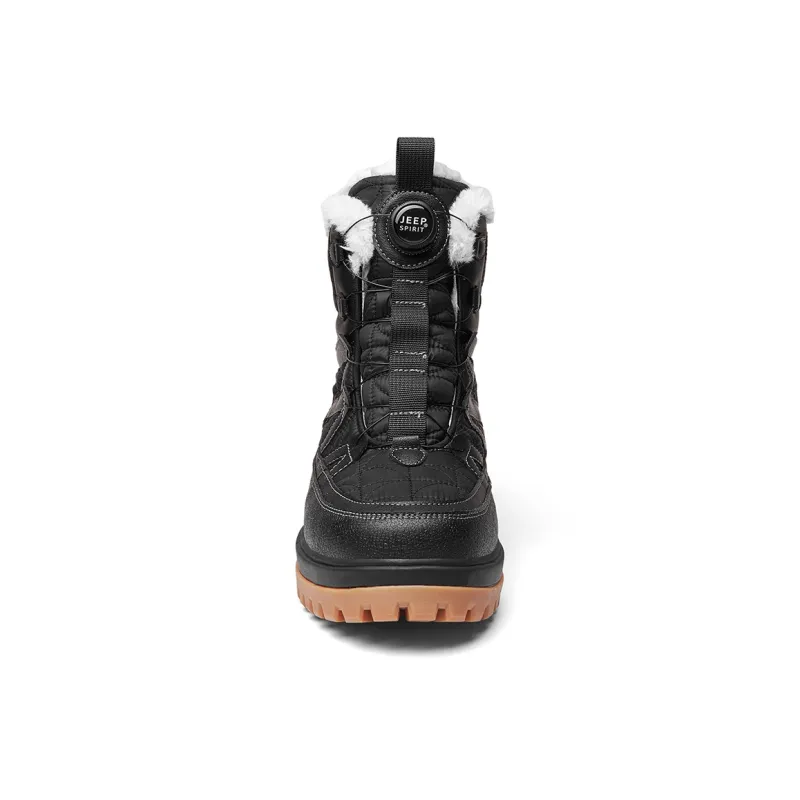 JEEP SPIRIT Snow Boots Men Classic Black-5