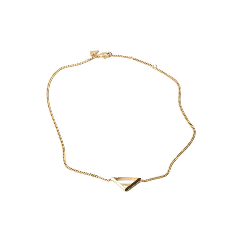PRADA Metal Necklaces Women's Gold-1