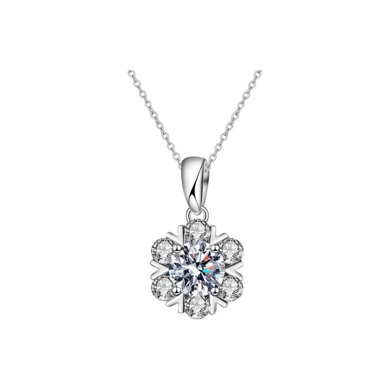 JESCAKOO S925 Silver Necklaces Women's-5
