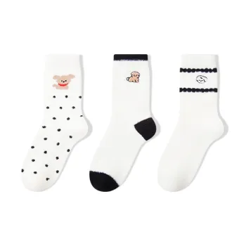 Moremoli Mid Calf Socks Women's 3 Pack