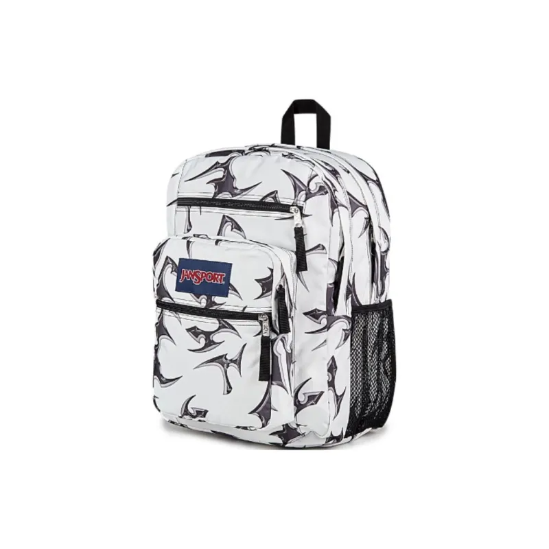 JanSport Recycled Polyester Backpack Large Size Unisex Network Silver White-1