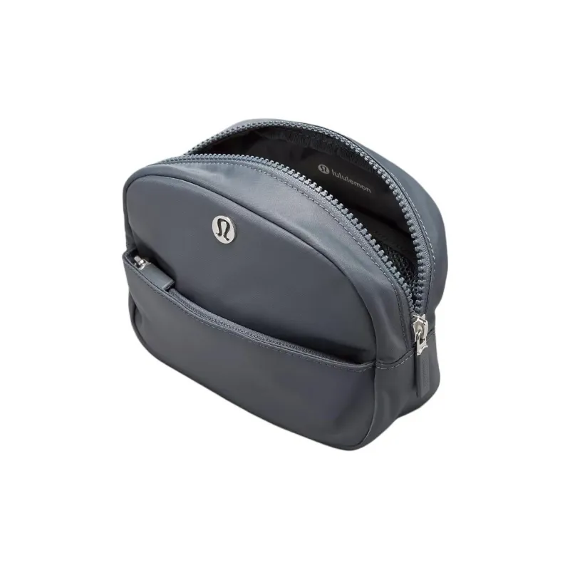 Lululemon Nylon Storage Bag Clutch Mini Women's Oil Gray-1