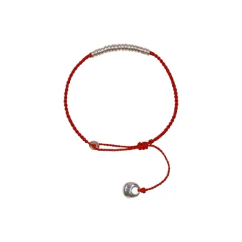 YINI Silver Tousu Bracelet New Chinese Style Woven Women's