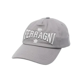 CHIARA FERRAGNI Logo embroidered Cotton Baseball Cap