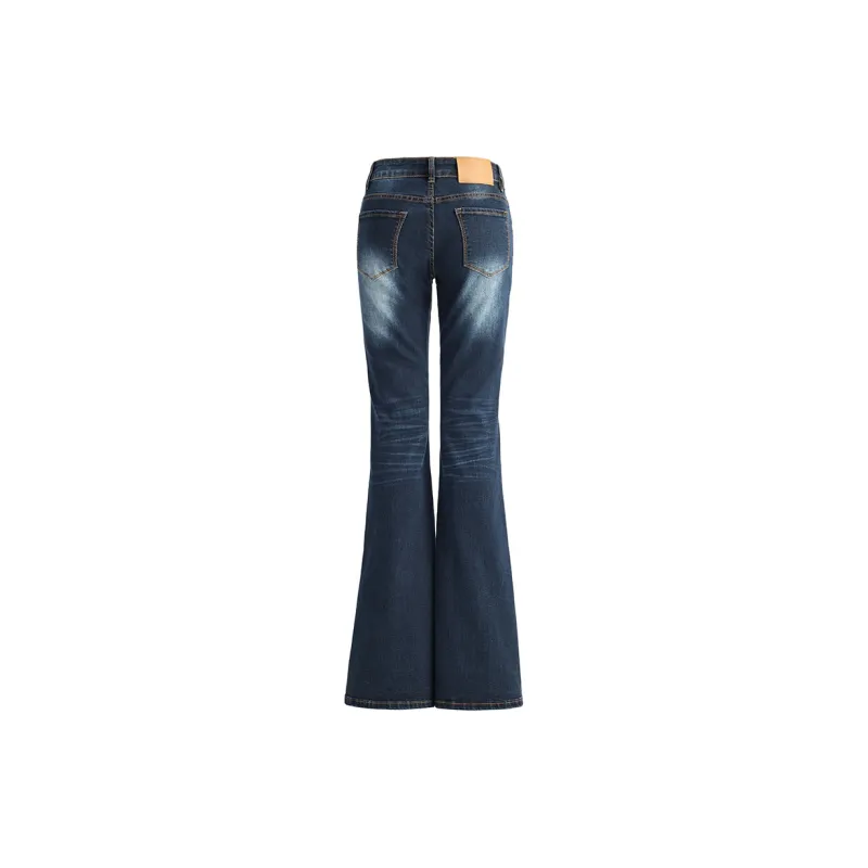 Vine Color Jeans Women's Dark Blue-1
