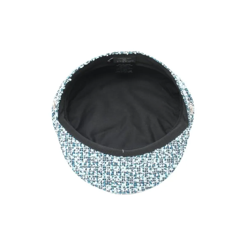 CHANEL 1986-1988 Tweed Hat-2