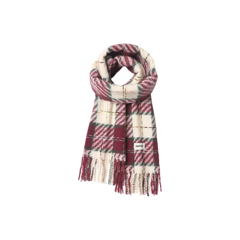 Yalu Polyester Knit Scarves Unisex-0