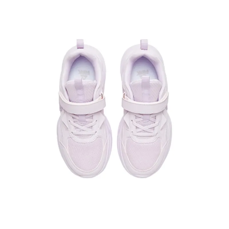 PEAK Anti Slip Wear Resistant Low Top Kids Lifestyle Shoes Light Purple Teenagers-2
