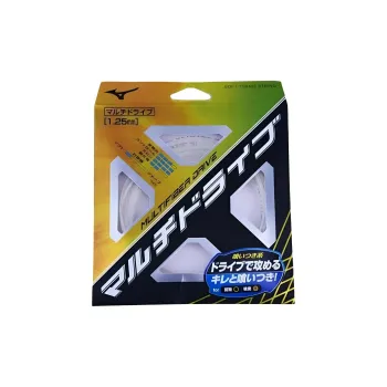 Mizuno Tennis Racket Strings Nylon, Polyurethane Unisex White