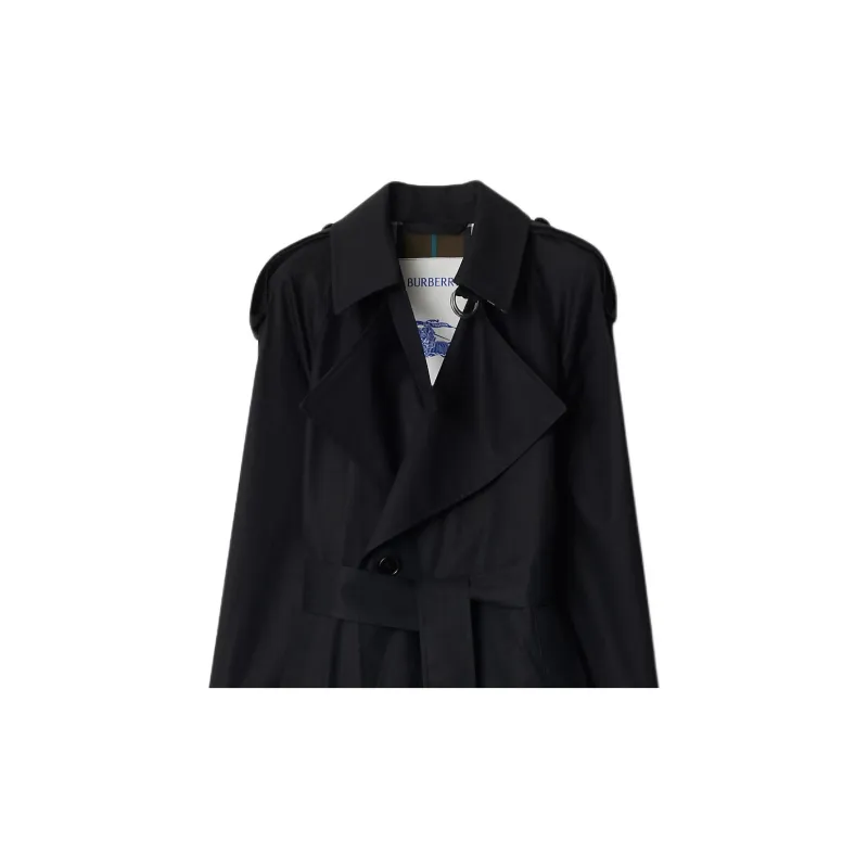 Burberry Trench Coat Women's Black-4