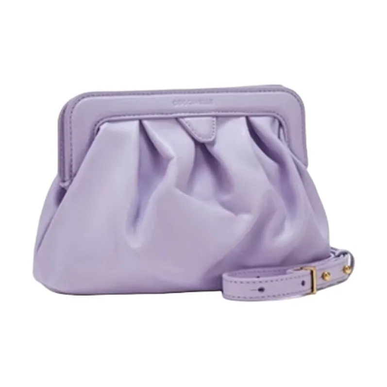 COCCINELLE Cow Leather One Shoulder Crossbody Clutches Small Size Unisex Multicolor-4