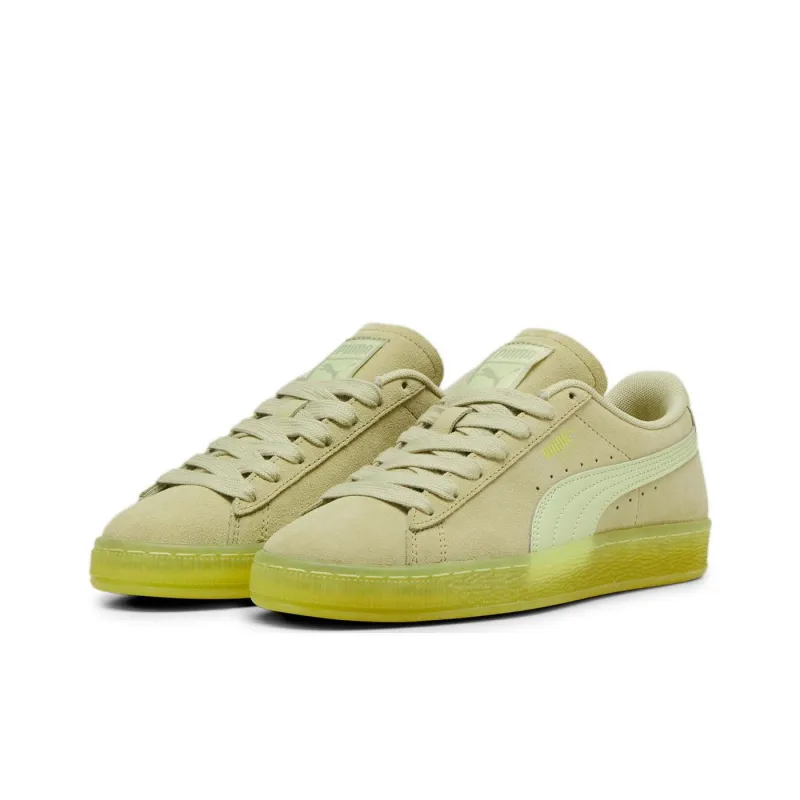 PUMA Suede Classic Anti Slip Wear Resistant Low Top Skateboard Shoes Women's Green-2