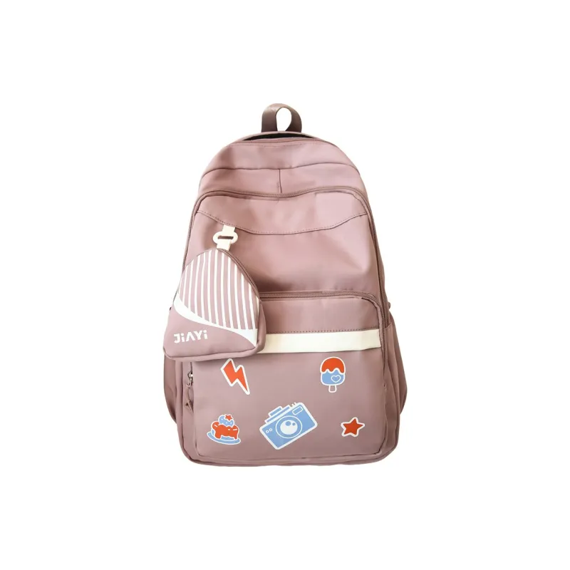 Gorora Nylon Backpack Regular Women's Multicolor-2