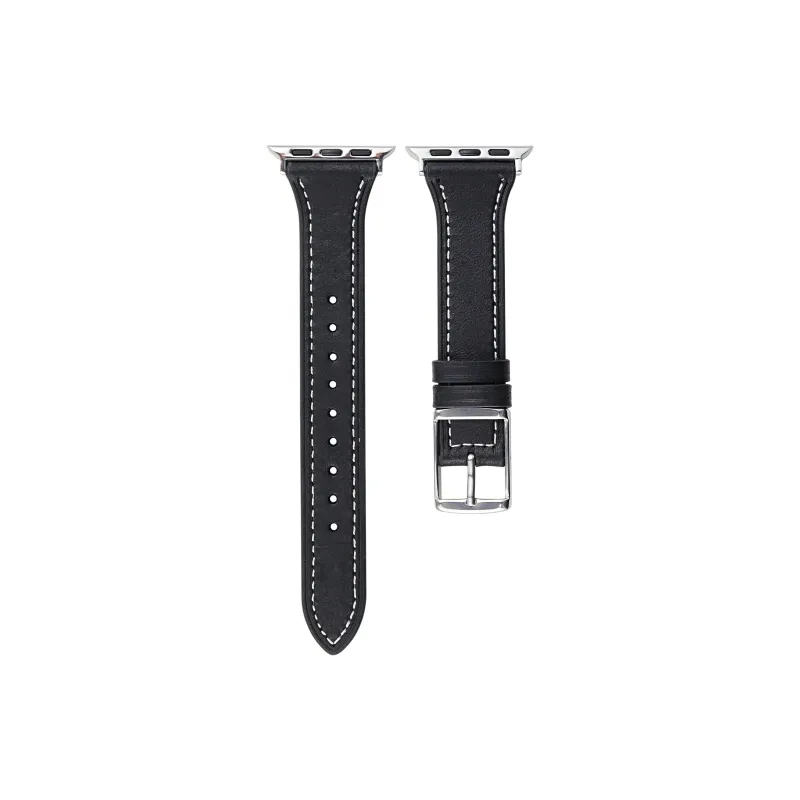 Vobafe Watch Band Apple Compatibility Cowhide Leather Material-2
