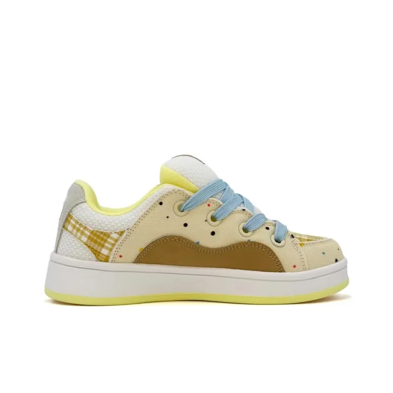 XIANGSU Anti Slip Wear Resistant Low Top Skateboard Shoes Women's-7