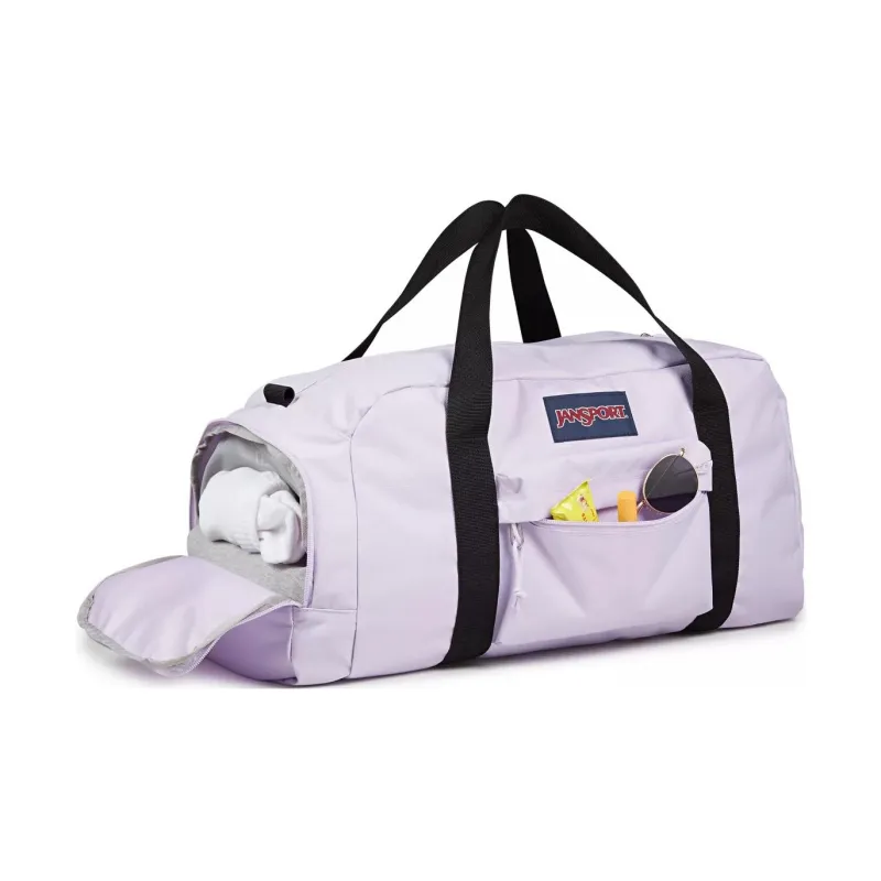 JanSport Polyester Travel Bag Medium Size Women's Light Purple-3