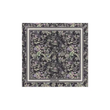 DIOR Cashmere Knit Scarves Women's Multicolor