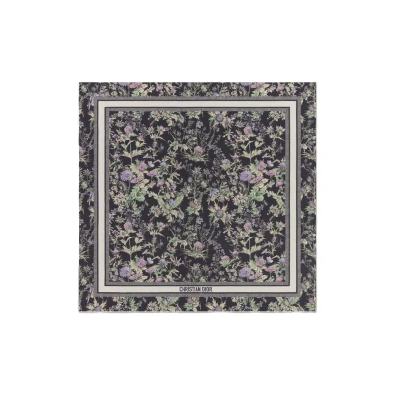 DIOR Cashmere Knit Scarves Women's Multicolor-0
