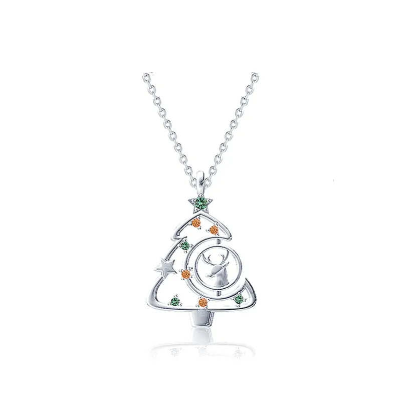 JESCAKOO S925 Sterling Silver Necklaces Women's-5