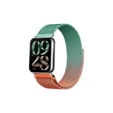 Milanese Strap-Orange Green[Metal Quick Release Interface]