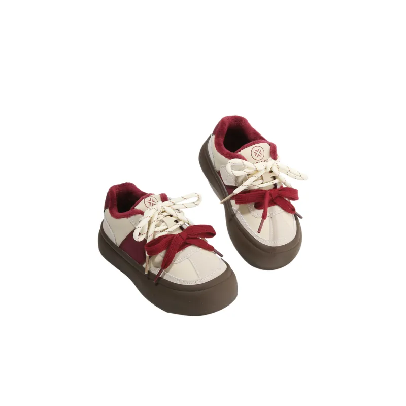 MAIBUXIONG Warm Low Top Kids Lifestyle Shoes Kids'-4