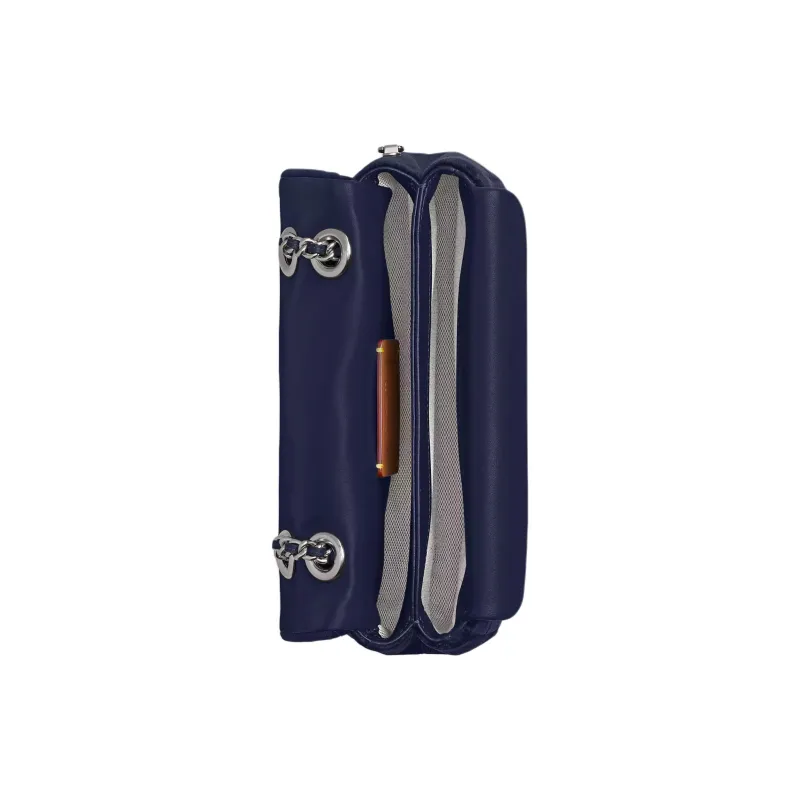 COACH Velvet Shoulder Bag, Crossbody Bag Mini Women's Blue-3