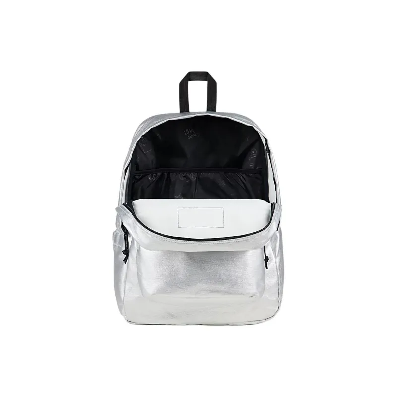 JanSport Polyester Backpack Unisex Silver-4